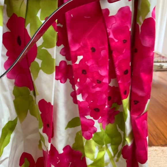 Eliza J. Belted pleated floral dress. Worn once to a party. Retail 145 - Picture 4 of 4